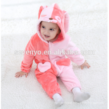 Soft baby Flannel Romper Animal Onesie Pajamas Outfits Suit,sleeping wear,cute pink cloth,baby hooded towel
